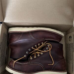Red Wing Classic Brown Leather Moc Toe Men's Boots